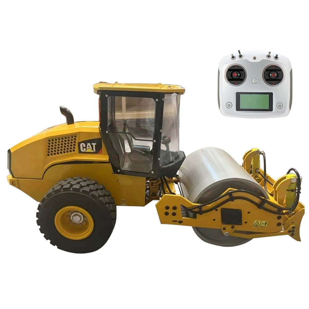 1/12 RC Hydraulic Roller: Powerful CAT CS11 Metal Model Toy – Intense Fun!
